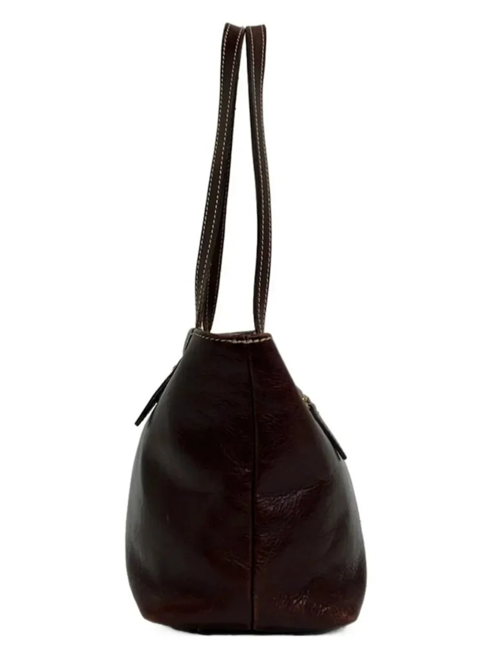 ALBERO Dark Brown Leather Handbag